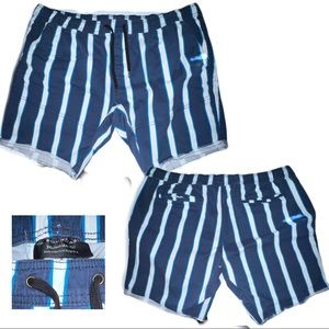 Striped Jogger Shorts